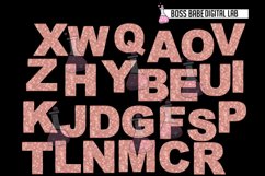 Rose Gold Diamond Alphabet Clipart Product Image 4