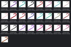 Glam Christmas Candy Clipart Product Image 2