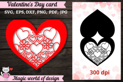 Valentine's Greeting Card SVG Product Image 2