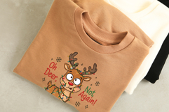 Cute Holiday Reindeer Lights Sublimation Png Product Image 2