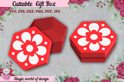 Elegant SVG Paper Cut Gift Box Template Product Image 1