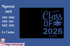 Senior Class 2026 SVG, Graduation Invitation Card svg Product Image 2