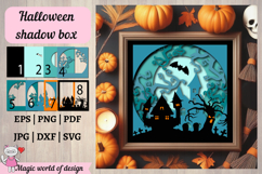 Halloween Shadow Box SVG, Product Image 2