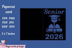 Senior Class 2026 SVG, Graduation Invitation Card svg Product Image 2