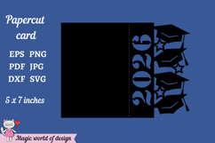 2026 Graduation Card svg, Class of 2026 Cut Files Product Image 2
