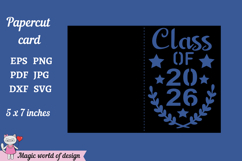 2026 Graduation Card svg, Class of 2026 Cut Files Product Image 2
