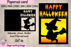 Happy Halloween pumpkin Card svg for Cricut Product Image 1