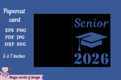Senior Class 2026 SVG, Graduation Invitation Card svg Product Image 2