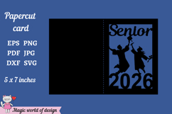 Senior Class 2026 SVG, Graduation Invitation Card svg Product Image 2