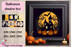 Halloween Shadow Box Template SVG Product Image 2