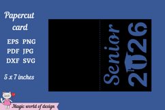 Graduation Card SVG Template, DIY Grad Card Product Image 2