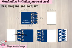 2025 Graduation Card svg, Class of 2025 Cut Files Product Image 2