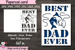 Dad is a grunt Svg, Best Dad Ever card svg Product Image 4