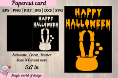 HALLOWEEN CARD SVG, Witches, Happy halloween svg Product Image 1