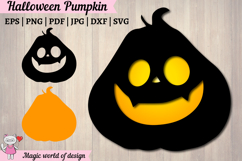 Halloween Pumpkin SVG for Cricut Silhouette Product Image 1