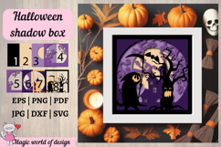 Halloween Shadow Box Template SVG Product Image 1