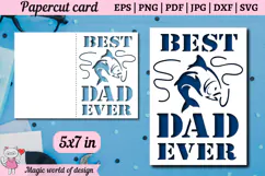 Dad is a grunt Svg, Best Dad Ever card svg Product Image 1