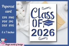 Senior Class 2026 SVG, Graduation Invitation Card svg Product Image 1