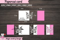 Luxury butterfly Card Template for cutting on Cricut, Cameo, Product Image 2
