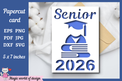 Senior Class 2026 SVG, Graduation Invitation Card svg Product Image 1