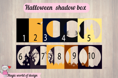 Halloween Shadow Box Template SVG Product Image 4