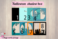 Halloween Shadow Box SVG, Product Image 4