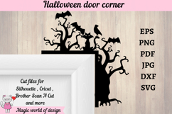 Halloween Door Corner SVG,Halloween Home Decor SVG, Product Image 2