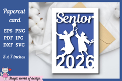 Senior Class 2026 SVG, Graduation Invitation Card svg Product Image 1