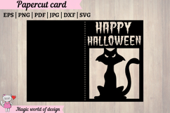 Happy Halloween Layered Card svg, Spooky Designs for Card Product Image 2
