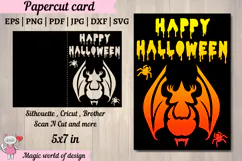 Happy Halloween Layered Card svg, Spooky Designs for Card Product Image 3