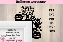 Halloween Door Corner SVG Product Image 2
