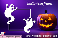 Halloween Frame svg digital cut file for Cricut Product Image 1