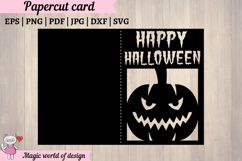 Halloween Pumpkin Card SVG Product Image 2