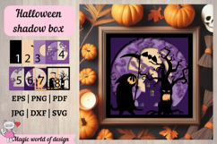 Halloween Shadow Box Template SVG Product Image 2