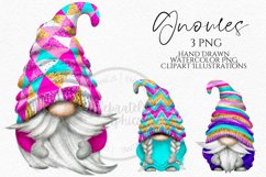 Bright Gnomes | Gnome Clipart PNG Product Image 1