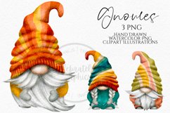 Retro Gnomes | Gnome Clipart PNG Product Image 1