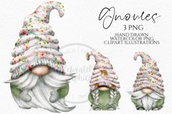 Gold Unicorn Gnomes | Gnome Clipart PNG Product Image 1