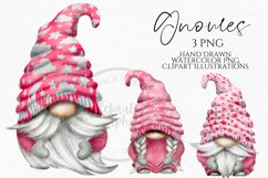 Pink for a Girl Gnomes | Gnome Clipart PNG Product Image 1