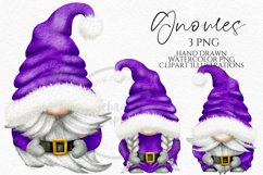 Santa Gnomes Bundle | Gnome Clipart PNG Product Image 3