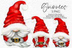 Santa Gnomes Bundle | Gnome Clipart PNG Product Image 2