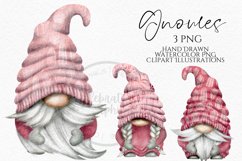 Rose Quartz Crystal Gnomes | Gnome Clipart PNG Product Image 1