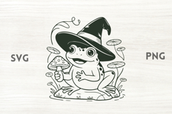 Witch frog fungi SVG Product Image 1