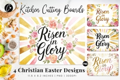 Christian Easter Cutting Board Design | Easter PNG Product Image 1