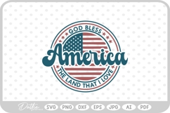 USA America Stars SVG PNG DXF Product Image 1