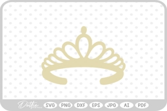Crown Tiara SVG PNG DXF Product Image 1
