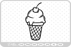 Ice Cream SVG PNG DXF Product Image 1