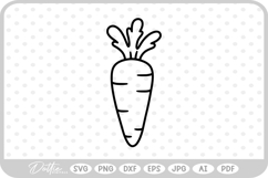 Carrot Vegetable SVG PNG DXF Product Image 1