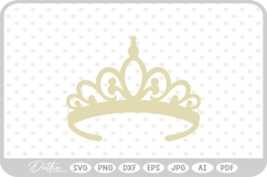 Crown Tiara SVG PNG DXF Product Image 1