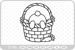 Bunny Bum - Easter Spring SVG PNG DXF Product Image 1