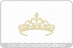 Crown Tiara SVG PNG DXF Product Image 1